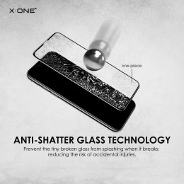 Szkło hartowane X-ONE Full Cover Extra Strong Matowe - do iPhone 17 Air (full glue) czarny