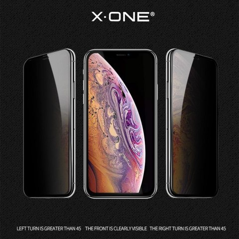 Szkło hartowane X-ONE Full Cover Extra Strong Privacy - do iPhone 17 Air (full glue) czarny