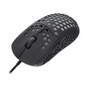 ART myszka komputerowa przewodowa USB A 6400 dpi podświetlana AM-99 czarna