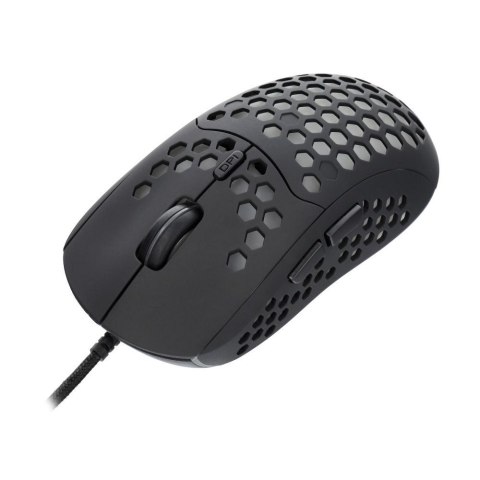 ART myszka komputerowa przewodowa USB A 6400 dpi podświetlana AM-99 czarna