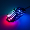ART myszka komputerowa przewodowa USB A 6400 dpi podświetlana AM-99 czarna