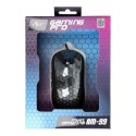 ART myszka komputerowa przewodowa USB A 6400 dpi podświetlana AM-99 czarna