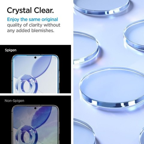 SPIGEN szkło hartowane GLAS.TR"EZ FIT" 2-pack do SAMSUNG S23 transparent