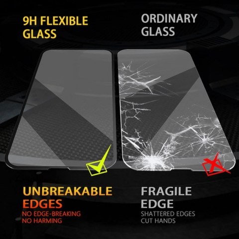 Szkło hybrydowe Bestsuit Flexible 5D Full Glue do Xiaomi Redmi Note 14 4G/5G czarny