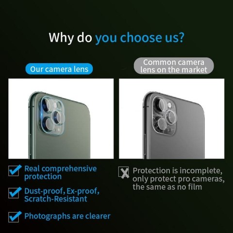 Szkło hybrydowe Bestsuit Flexible na tylny aparat do iPhone 16 Pro/16 Pro Max