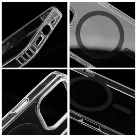 Drop Glue Colorful Ring Mag Cover kompatybilny z MagSafe pasuje do SAMSUNG A37 czarny