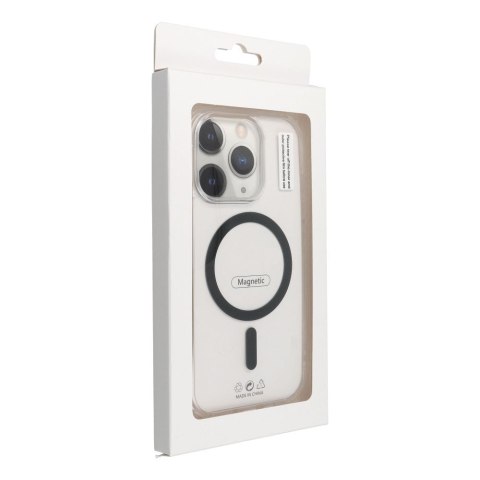 Drop Glue Colorful Ring Mag Cover kompatybilny z MagSafe pasuje do SAMSUNG A37 czarny