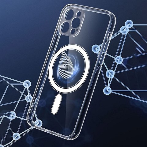Futerał do iPhone 14 Clear Mag Cover (STR / CAMERA PROTECTION) zgodny z MagSafe transparentny