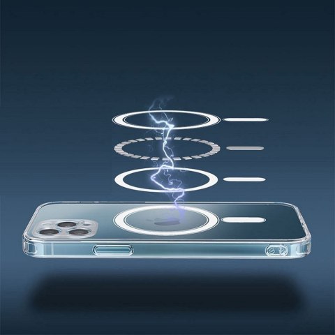 Futerał do iPhone 14 PRO MAX Clear Mag Cover (STR) zgodny z MagSafe transparentny