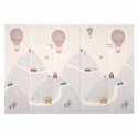 Mata edukacyjna piankowa dwustronna składana 150x200cm balony ulica