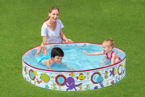 Ogrodowy Basenik rozporowy Łódź podwodna dla dzieci 2+ BESTWAY 152x25cm