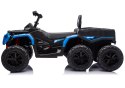 Quad Na Akumulator ATV 6 Kół Z Przyczepką JC606 24V 4x4 Niebieski