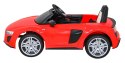 Audi R8 LIFT Samochodzik na akumulator Czerwony