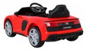 Audi R8 LIFT Samochodzik na akumulator Czerwony