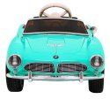 Autko BMW 507 Retro elektryczne dla dzieci Zielony