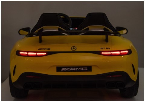 Auto Na Akumulator Mercedes GT63 AMG DK-GT63 24V Żółty