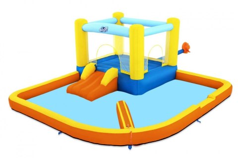 Dmuchany Plac zabaw Park wodny dla dzieci 3-8 lat BESTWAY 365x340x152cm + Jumping + Zjeżdżalnia