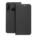 Kabura LUNA Book Carbon do HUAWEI P30 Lite czarny