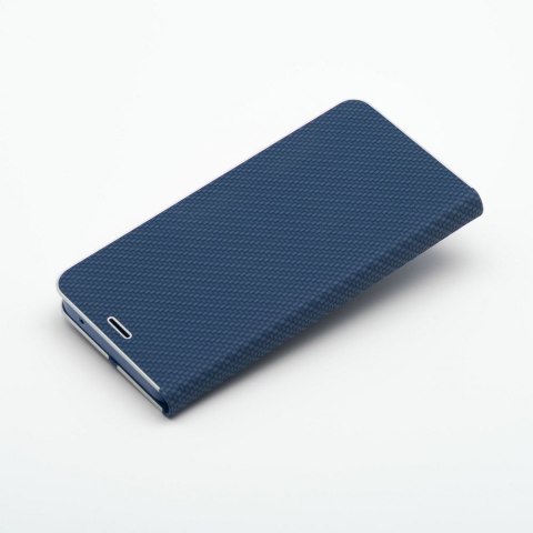 Kabura LUNA Book Carbon do SAMSUNG A10 niebieski