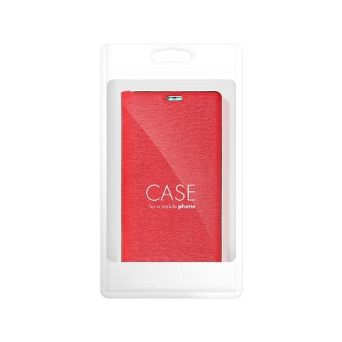 Kabura LUNA Book Gold do SAMSUNG A12 / M12 czerwony