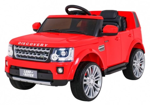 Land Rover Discovery Autko elektryczne dla dzieci, Czerwony SUV + Pilot
