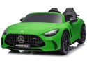 Auto Na Akumulator Mercedes GT63 AMG DKGT63 24V Cichy Silnik Matowy Zielony