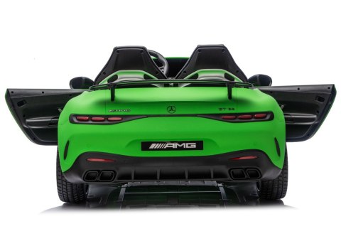 Auto Na Akumulator Mercedes GT63 AMG DKGT63 24V Cichy Silnik Matowy Zielony