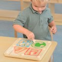 MASTERKIDZ Drewniany Labirynt Magnetyczny Montessori Pisanie i Motoryka