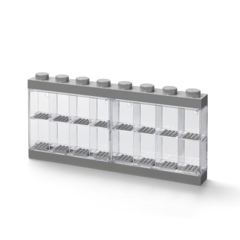 LEGO(R) witrynka na minifigurki 16 szara