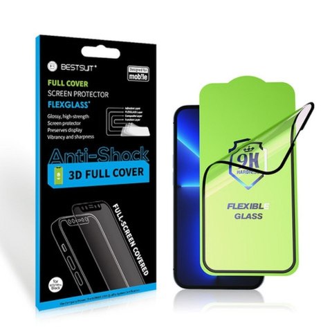 Szkło hybrydowe Bestsuit Flexible 5D Full Glue do Samsung Galaxy A56 5G czarny
