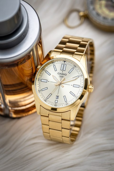 ZEGAREK MĘSKI CASIO MTP-VD02G-9EUDF (zd217d) + BOX