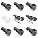 Ładowarka samochodowa Forcell F-Energy Carbon 2 x USB C QC3.0 PD 3A 40W CC50-2C czarna