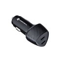 Ładowarka samochodowa Forcell F-Energy Carbon 2 x USB C QC3.0 PD 3A 40W CC50-2C czarna