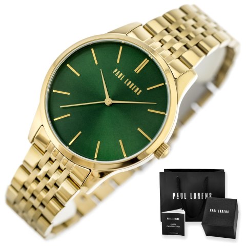 ZEGAREK MĘSKI PAUL LORENS - PL20014B-8D1 (zg390e) + BOX