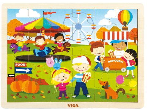 Viga Puzzle cztery pory roku - jesień