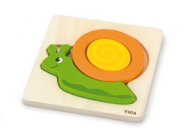 Viga Pierwsze puzzle maluszka - ślimak (box)