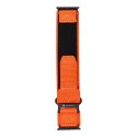 Pasek do Apple Watch Forcell F-Design FA05 rzep nylon 42 / 44 / 45 / 49 mm pomarańczowy