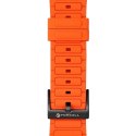 Pasek do Apple Watch Forcell F-Design FA06 dziurki silikon 42 / 44 / 45 / 49 mm pomarańczowy
