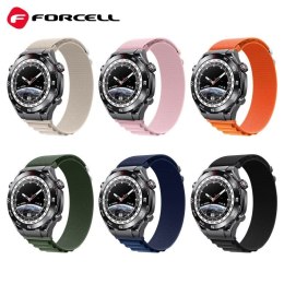 Pasek do Samsung Galaxy Watch Forcell F-Design FS05 sprzączka włókno poliestrowe 22 mm zielony