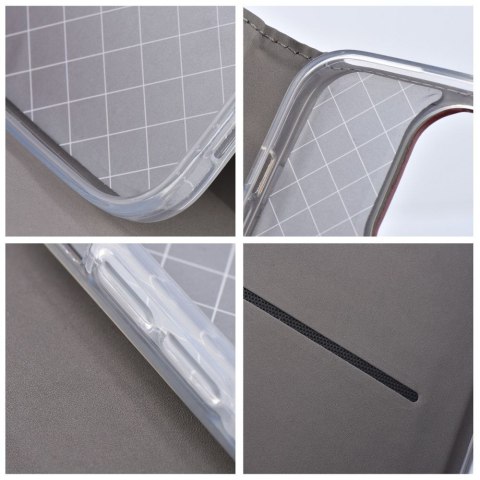 Kabura SMART MAGNETO do SAMSUNG S25 FE burgundowy