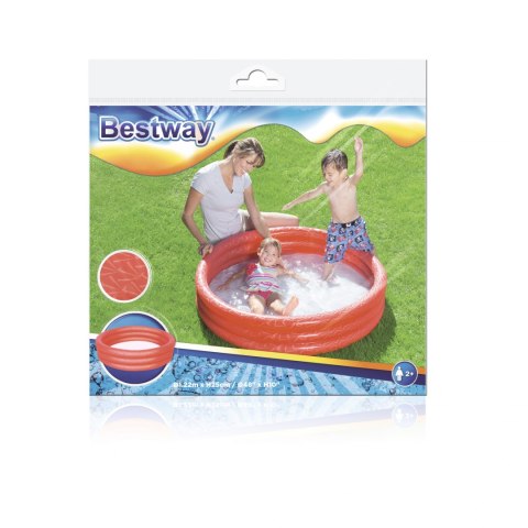 Bestway BASENIK DMUCHANY 122cm x 25cm CZERWONY