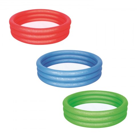 Bestway BASENIK DMUCHANY 122cm x 25cm CZERWONY
