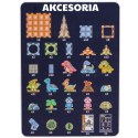 WOOPIE Klocki Magnetyczne Konstrukcyjne Świecące 3D Park Dinozaurów 124el.