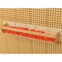 MASTERKIDZ Drewniany Pojemniczek Przezroczysta Ścianka 80 cm do Tablic Naukowo-Kreatywnych STEM