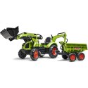 FALK Traktor na Pedały Claas Axos 330 z Koparką i Przyczepą 3-7 lat