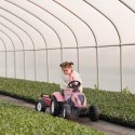 FALK Traktor Country Star Różowy na Pedały + Przyczepka i Klakson 2-5Lat.