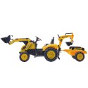 FALK Traktor na Pedały Komatsu Koparko-Ładowarka z Przyczepą 3-7 lat