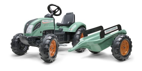 FALK Traktor Lander Zielony na Pedały z Przyczepką od 3-7 Lat