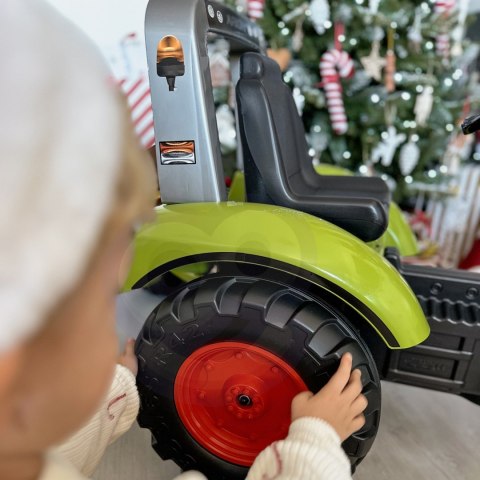 Falk Traktor na Pedały Claas z Przyczepą Duży Ciągnik Zabawka 3+