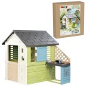 SMOBY Life Domek Ogrodowy PRETTY z Kuchnią + 17 Akcesoriów